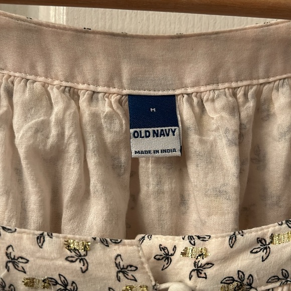 Metallic Thread Old Navy Prairie Dress - Picture 2 of 6